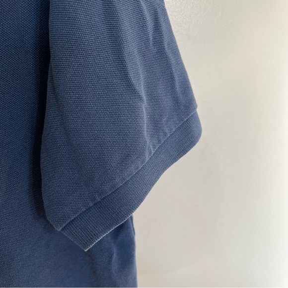 Hollister Polo Shirt Top Men's Size XL Short Sleeve‎ Epic Stretch Blue Casual - Picture 3 of 11